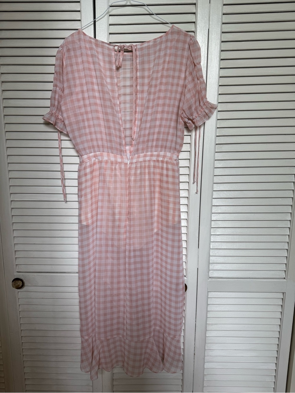 For Love & Lemons sheer gingham Dress - Picture 5 of 5